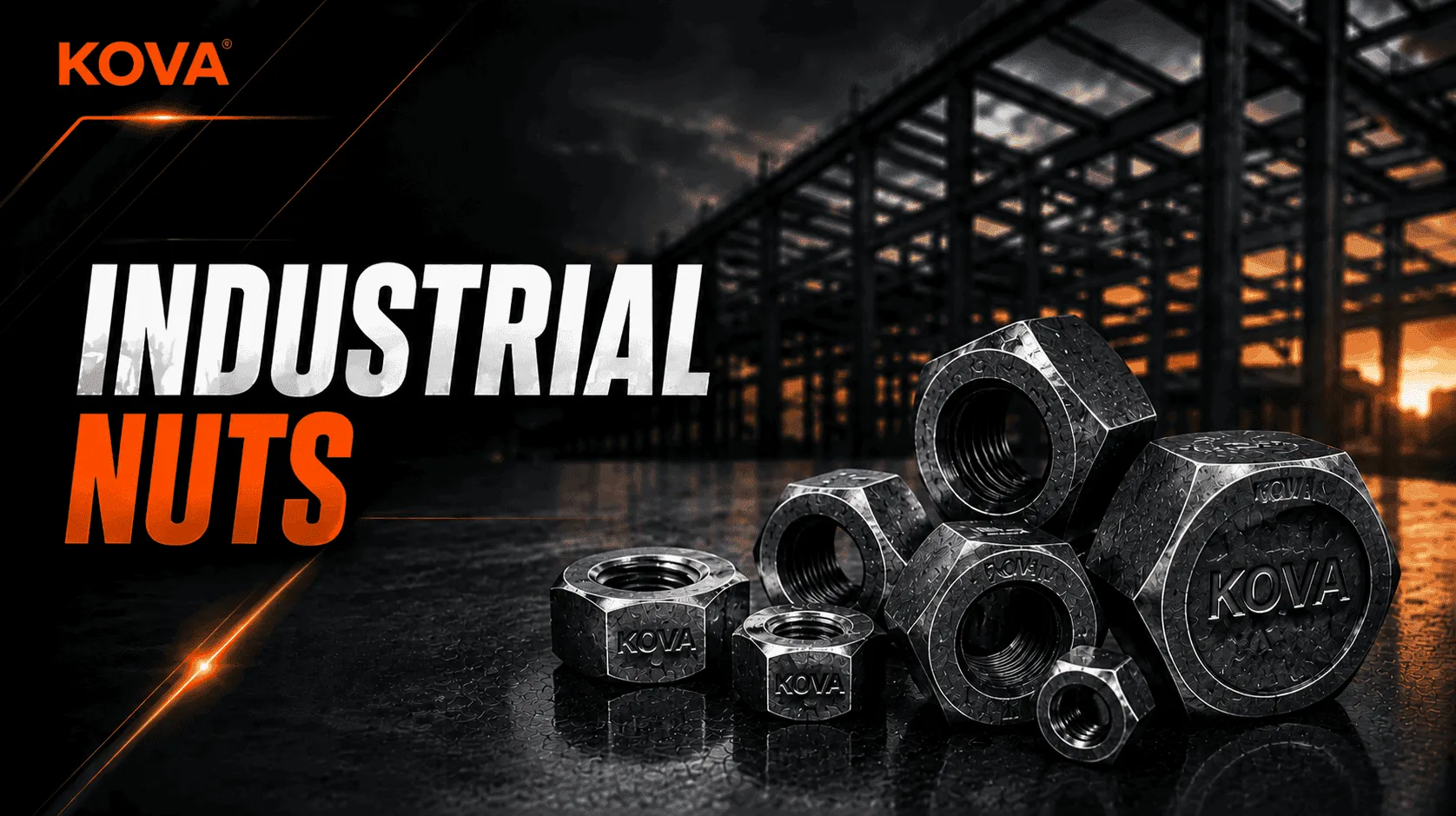 Kova Premium Fasteners Industrial Banner 2