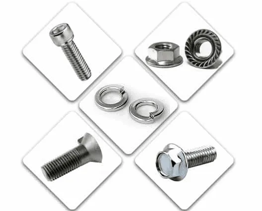 Fasteners Technical Blueprint and Schematics Chart